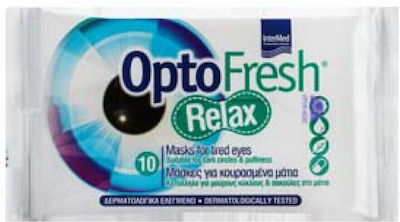 Intermed Optofresh Relax Eyes Augenklappen in Weiß Farbe 10Stück