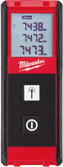 Milwaukee Μέτρο Laser LDM 30 με Εύρος Μέτρησης 0.15m-30m