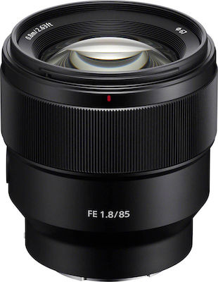 Sony Full Frame Camera Lens FE 85mm f/1.8 Telephoto for Sony E Mount Black