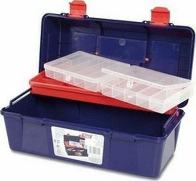 Tayg N23 Hand Toolbox Plastic with Tray Organiser W35.6xD18.4xH16.3cm