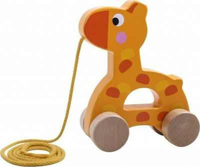 Tooky Toys Schiebespielzeug Καμηλοπάρδαλη Συρόμενη aus Holz für 12++ Monate