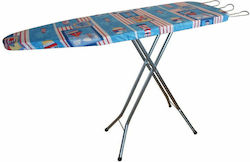 Neotechniki Εconomy Ironing Board for Steam Iron Foldable Blue 145x39cm