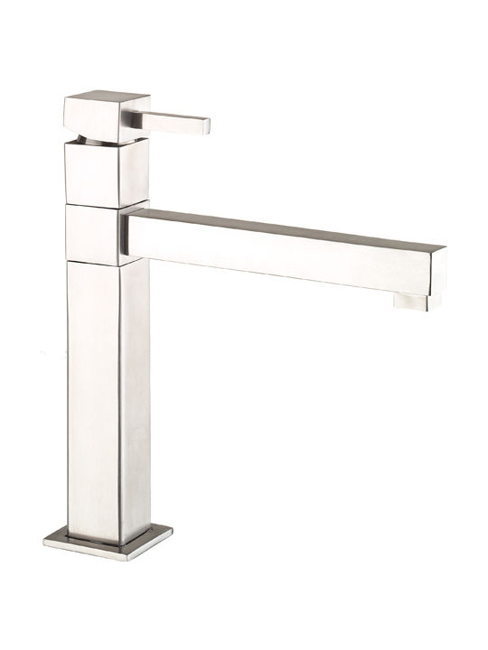 Macart Quandra 5521 Πάγκου Inox Ασημί