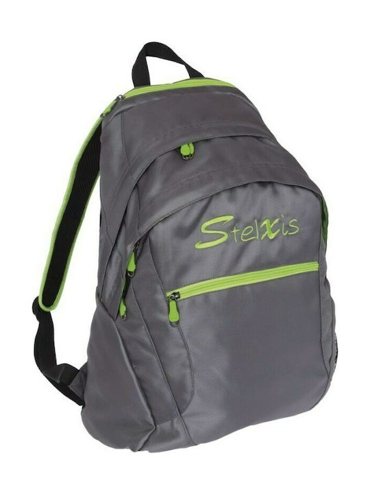 Stelxis ST415 Grey/Light Green Fabric Backpack Gray