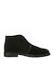 Spencer Suede Μαύρα Ανδρικά Μποτάκια