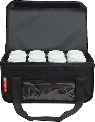 Isothermal bag Delivery for transport up to 8 brown or 24 liters in black color