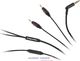 Kruger & Matz Cablu Audio 3,5 Mm Male - 3,5 Mm Male Negru 3,5 M Km0340
