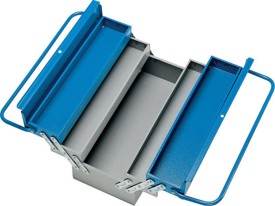 Unior 914/5 Hand Tool Case Metallic 5 Slots Dimensions: W48.5xD21xH22.5cm