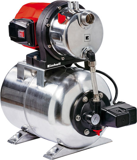 Einhell GC-WW 1250 NN O singură etapă Cu o singură fază Pompa de presiune pentru apă cu rezervor de 20lt litri 1200W