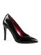 Pointed Toe Stiletto Black High Heels 1103 Black