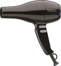 GammaPiu Turbostar Professional Hair Dryer with Diffuser 1800W Black