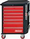 Benman Wheeled Metallic Tool Carrier with 7 Drawers W71xD45xH97.5cm