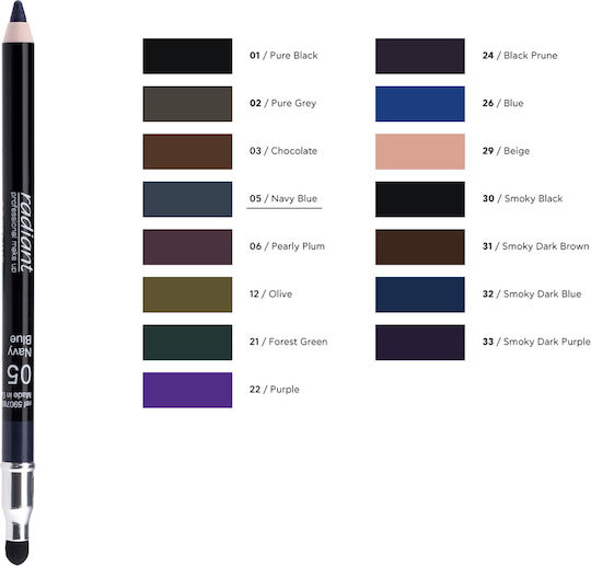 Radiant Softline Waterproof Eye Pencil Soft Eye Pencil 05 Navy Blue