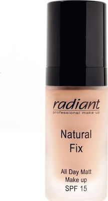 Radiant Natural Fix All Day Matt Machiaj lichid SPF15 00 Alabastru 30ml