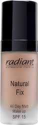 Radiant Natural Fix All Day Matt Liquid Make Up SPF15 07 Walnut 30ml
