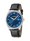 Wenger City Classic Γυναικείο Ρολόι 34mm Μπαταρίας με Μαύρο Δερμάτινο Λουράκι