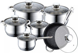 Royalty Line RL-1231M Cookware Set of with Stone Coating 12pcs