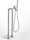 La Torre Tech Mischung Bade- / Duscharmatur Badewanne Komplettes Set Silber