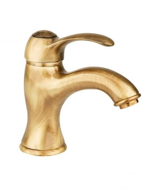 Fiore Jafar Bronze Αναμεικτική Μπαταρία Νιπτήρα Μπρονζέ