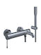 Grohe Essence New Mixing Bathtub Shower Faucet Complete Set Silver