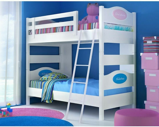 Zakynthos 3 Kinderbett Koje Einzeln Mehrfarbig für Matratze 90x190cm