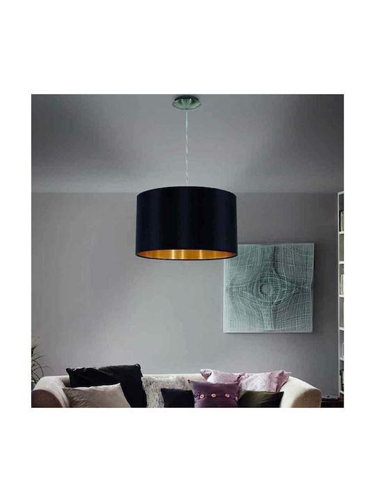 Eglo Maserlo Pendant Light Black with Socket E2...
