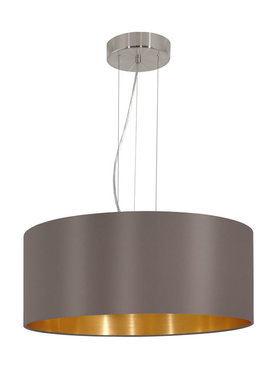 Eglo Maserlo Pendant Light Suspension for Socket E27 Brown