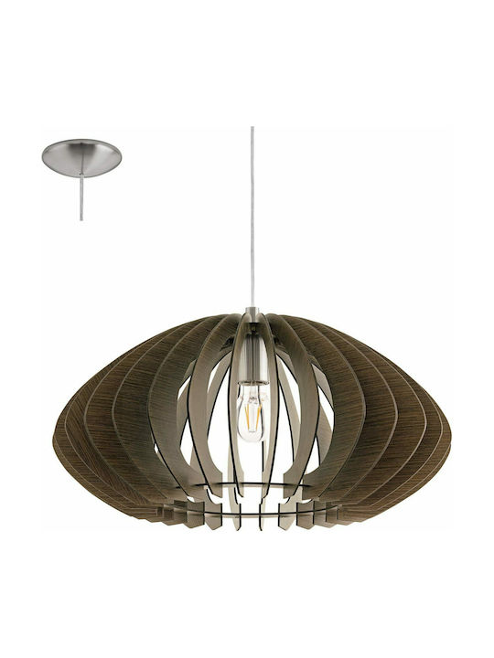 Eglo Cossano Pendant Light Single-Light for Socket E27 Brown