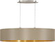 Eglo Maserlo Pendant Light Suspension for Socket E27 Brown