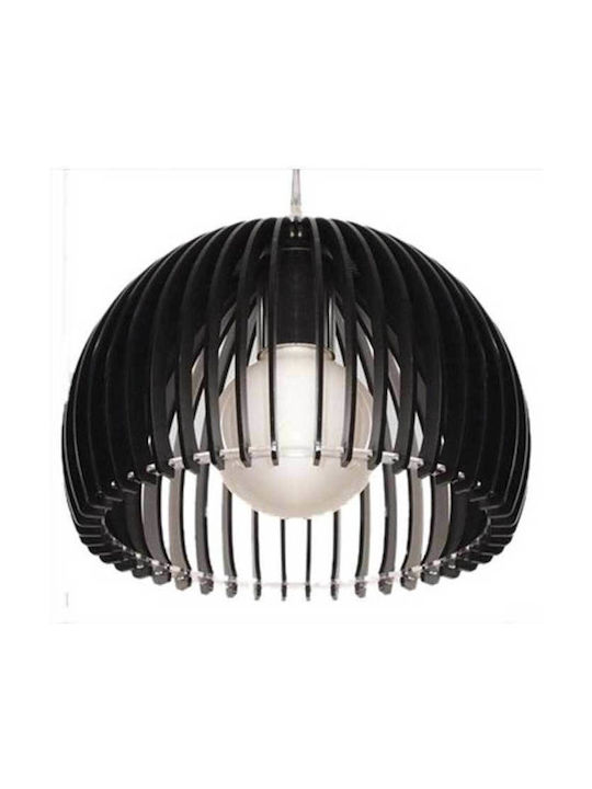 Aca Pendant Light Suspension for Socket E27 Black