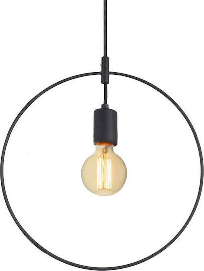 Aca Twiggy Pendant Light Black with Socket E27 36cm