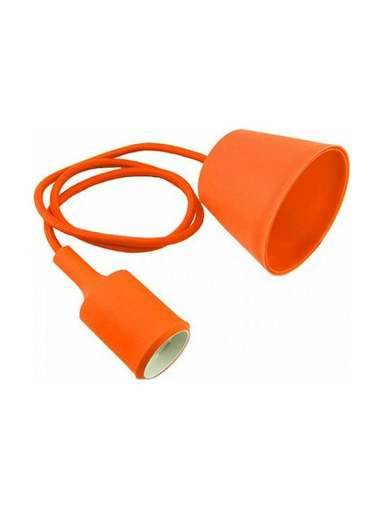 V-TAC VT-7228 Pendant Light Suspension for Socket E27 Orange