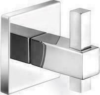 Sanco Strong Single Wall-Mounted Bathroom Hook ​4x4cm Silver