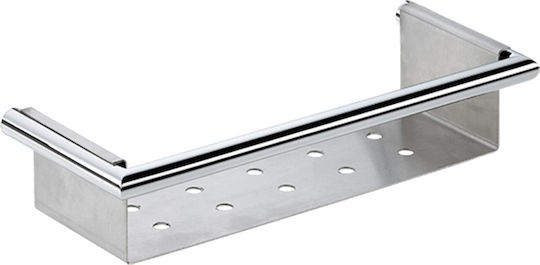 Verdi Lamda Wandmontiert Schwamm-Halter Metallisch Silber