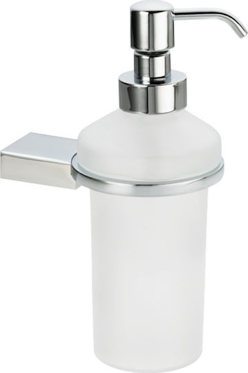 Verdi Omega Wall-mounted Dispenser Glass Silver 500ml