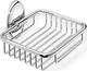 Sanco Oval A3-8042 Metallic Soap Dish Wall Mounted Silver