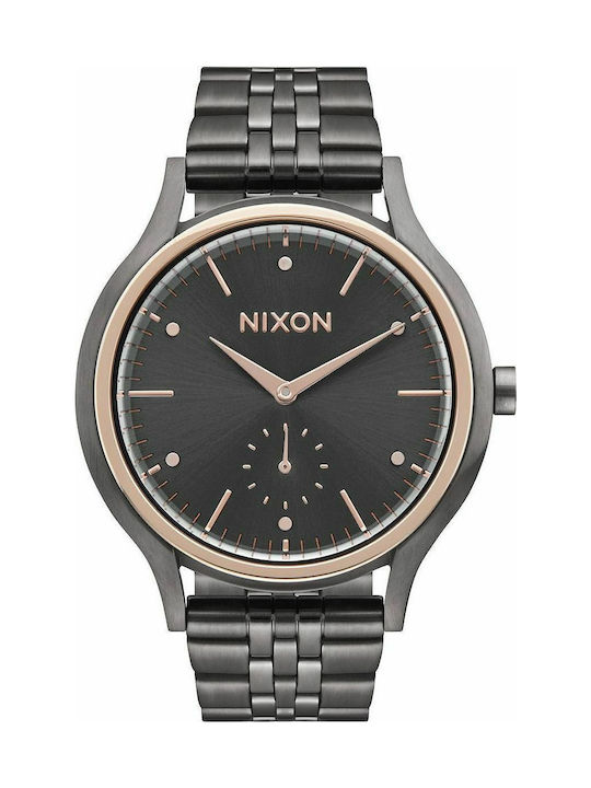 Nixon sala leather clearance watch