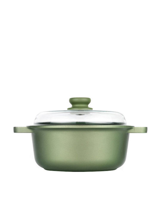 Risoli Dr.Green Deep Pot made of Cast Aluminum 28cm