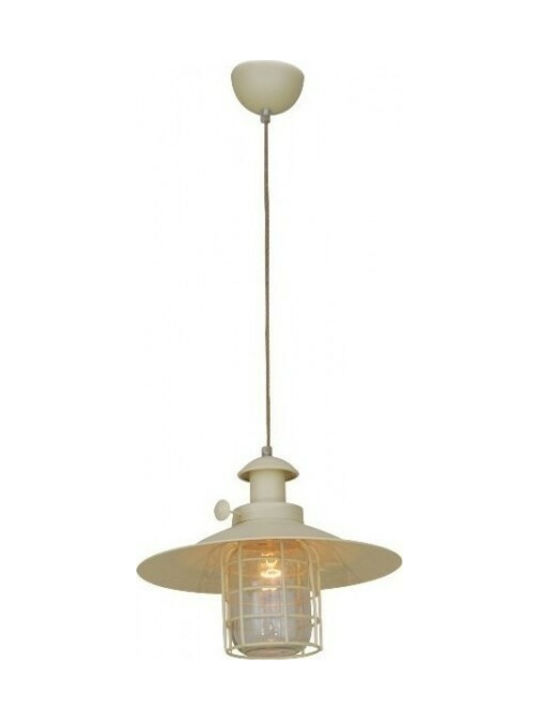 Home Lighting Stella Pendelleuchte Beige 34x110cm.