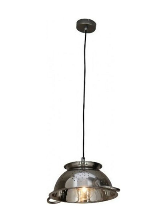 Home Lighting Foret Pendant Light Gray with Socket E27 13x120cm