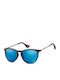Montana Eyewear Ανδρικά Γυαλιά Ηλίου με Μαύρο Σκελετό και Μπλε Φακό MS24A