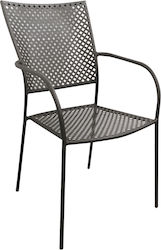 Chair Feria Black Velvet-Black Metal 53x55x90cm