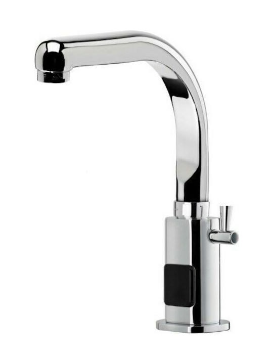 Mcm Rubinetterie 7093B Mixing Sink Faucet with Photocell Sensor Silver