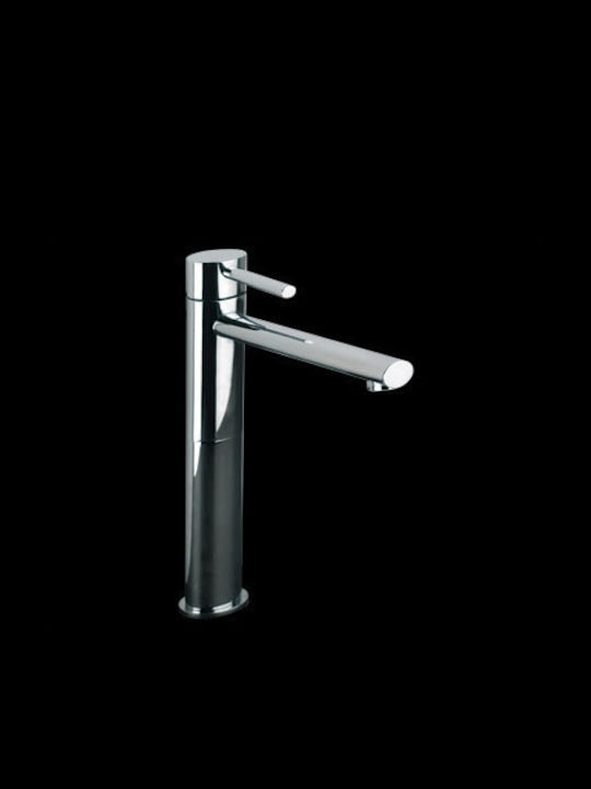 Gessi Ovale 11943 Mixing Sink Faucet Tall Silver