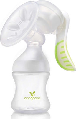 Cangaroo Manual Single Breast Pump Snowdrop BPA Free Green