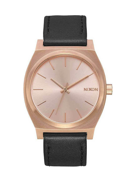 Nixon Watch Battery with Black Leather Strap A045-1932-00