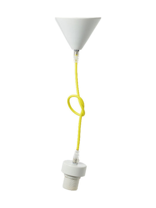 Aca Pendant Light Suspension for Socket E27 White 2800WY