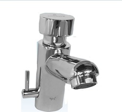 Kerafina Optimum Mixing Inox Time Flow Sink Faucet Silver