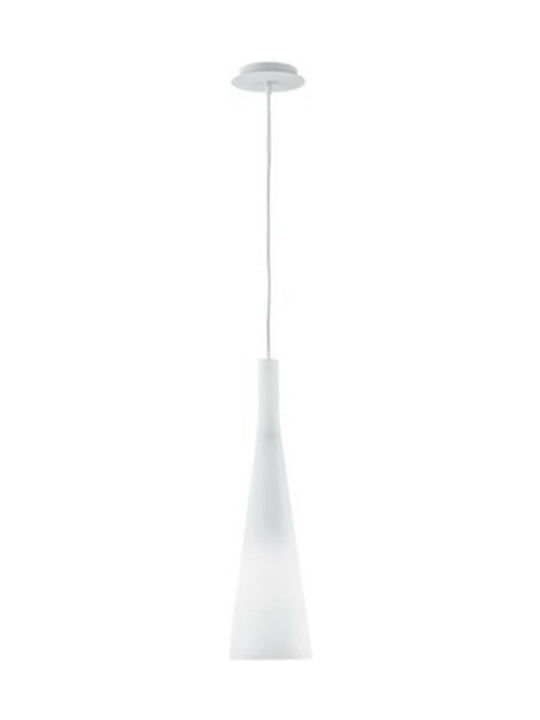 Ideal Lux Milk SP1 Pendant Light Single-Light for Socket E27 White