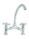 Viospiral Brava Sink Faucet Retro Silver